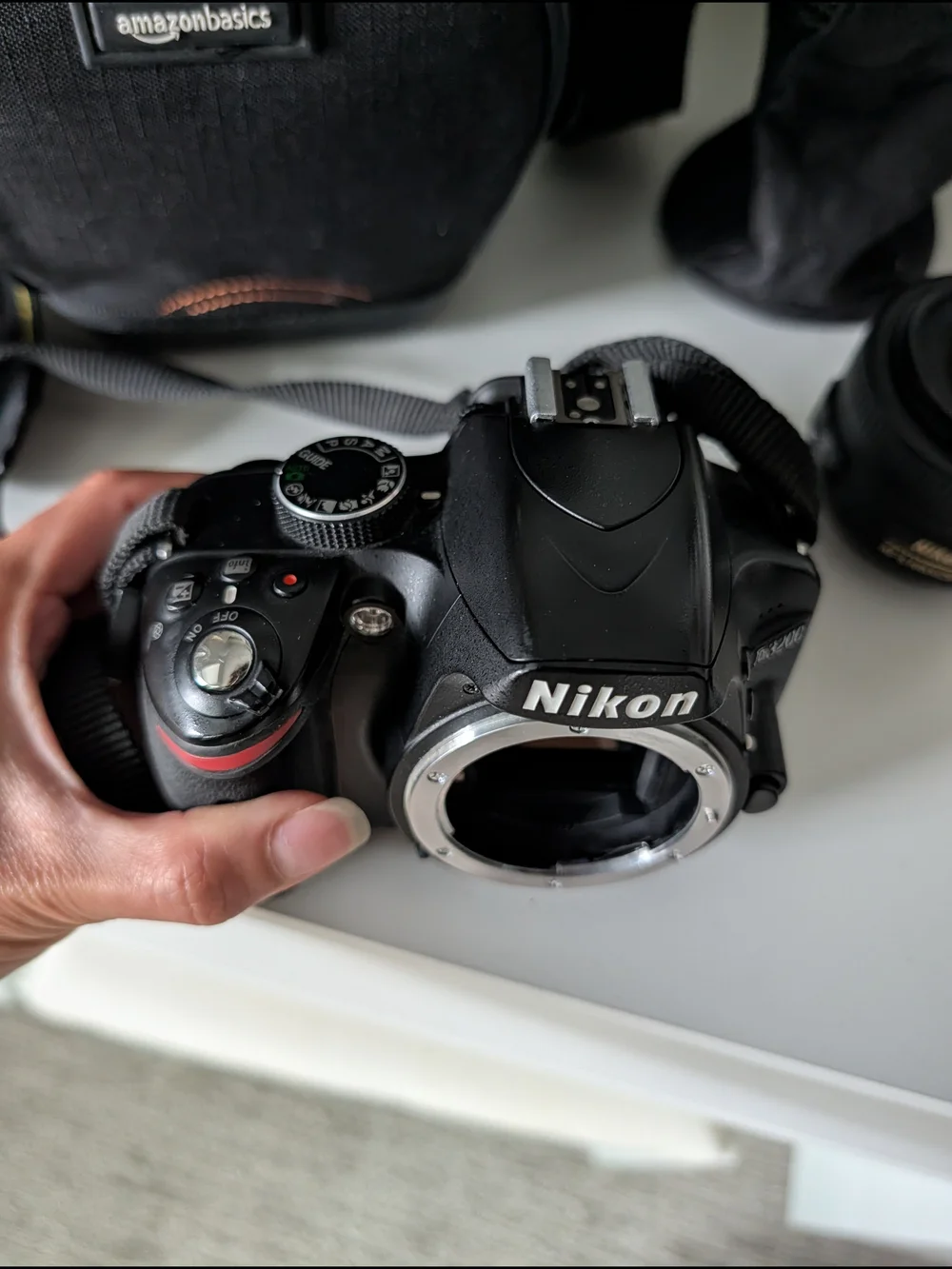 Nikon D3200 + Nikon 35mm f/1.8G Prime Lens Bundle | Battery, Charger, 32GB Card,